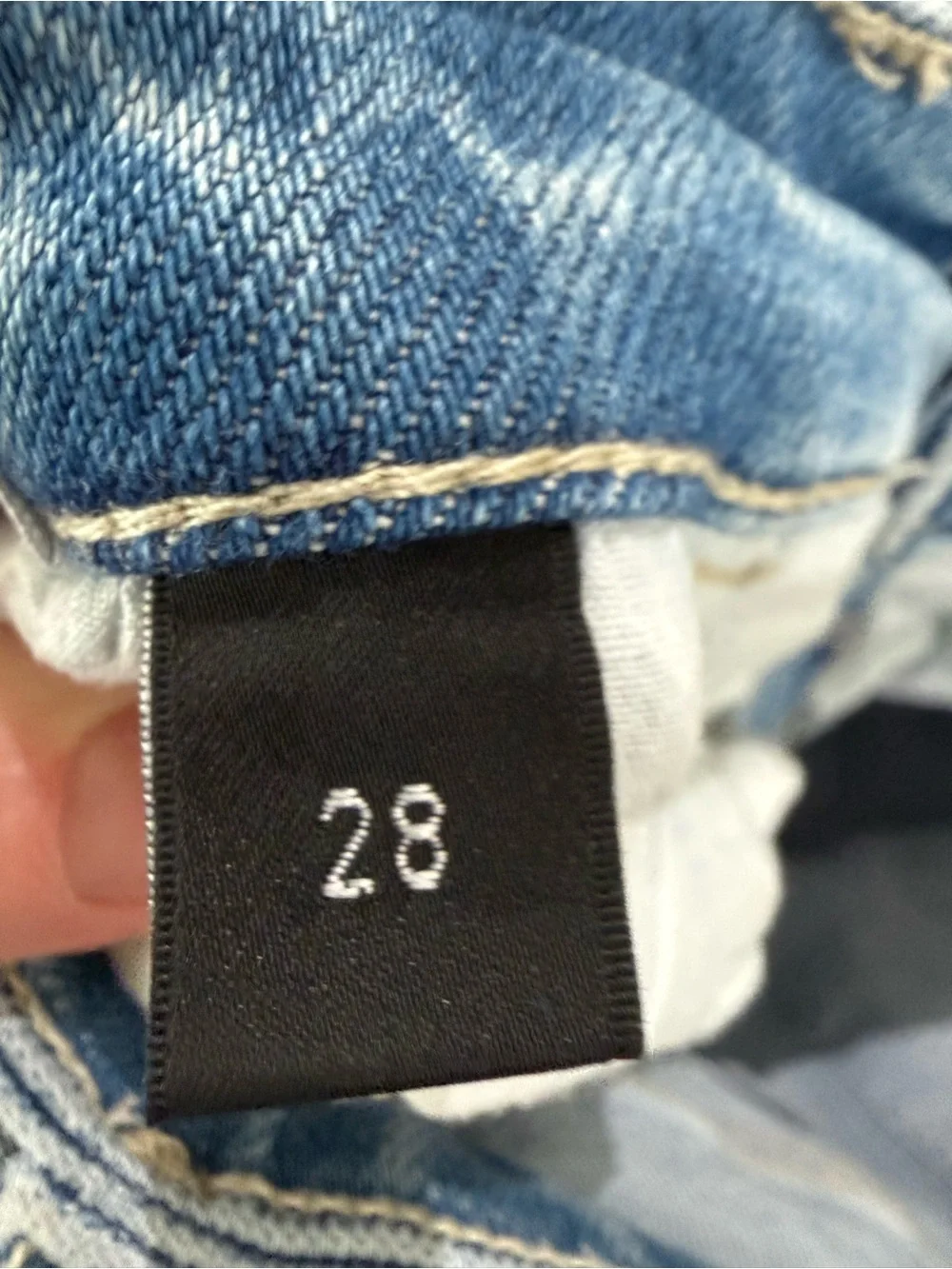 Flying Monkey Light Blue Distressed Straight-Leg Jeans - Picture 4 of 6